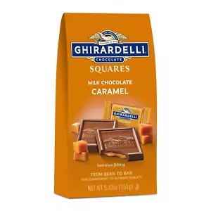 Milk Chocolate Squares with Caramel Filling, 5.32 OZ Bag - Picture 1 of 12