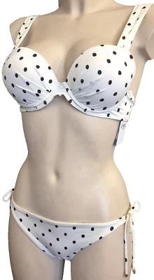 CYELL SWIM Bikini Top Push-UP Bügel-BH SET Gr.80A UK 36A + Tie-Side  Slip 38 - Bild 1 von 4