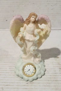 Herco Regalo Profesional Ángel de Resina de Pie con Reloj de Cuarzo en Caja. #12546. - Imagen 1 de 11