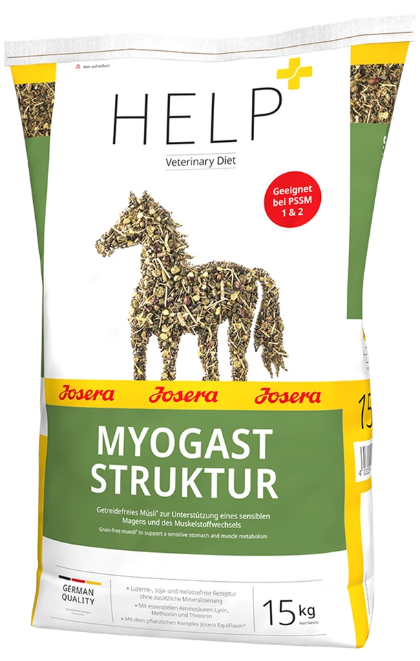 JOSERA Help MyoGast Struktur (15kg) | unterstützt Magen & Muskeln von Pferden - Bild 1 von 1