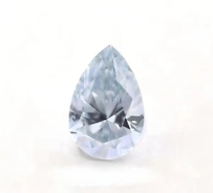 Diamante azul - 0,51 quilates natural suelto elegante color azul claro tipo GIA llB Si2 pera - Imagen 1 de 9