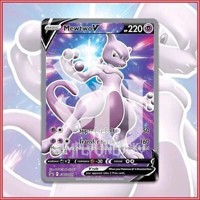 Pokemon TCG: Sword & Shield Promo Cards MEWTWO V SWSH229 IN STOCK - Image 1 of 2
