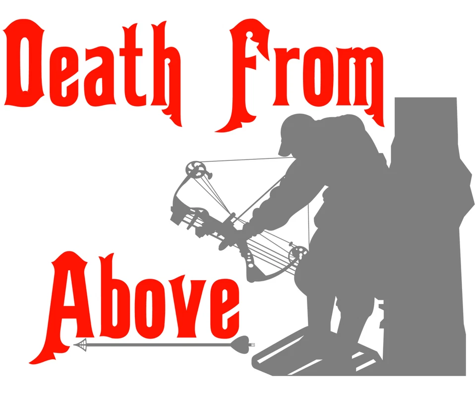 Dixie Land Outdoors bow hunting t shirt bowhunter compound bow treestand kisser