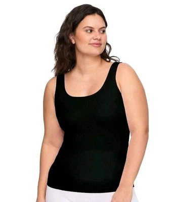 Camiseta sin mangas suavizante sin costuras Warners Blissful Benefits para mujer con estante interior,... Foto 1 de 2