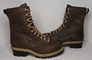 Size 10.5W Carolina Spruce 8" Soft Toe Waterproof Logger Boots Men - Picture 1 of 10