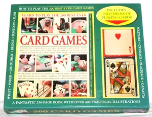 Family Fun Game Night How To Play The 200 Best Card Games with 2 Card Decks-#3 - Picture 1 of 7