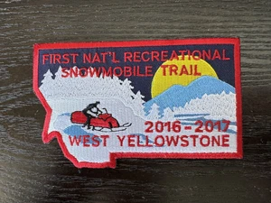 2016-2017-West Yellowstone EE. UU.-PRIMER PARCHE DE SENDERO DE MOTO DE NIEVE RECREATIVA NAT'L - Imagen 1 de 2