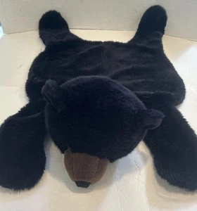 Plush Brown Faux Bear Rug 33” X 21” decor plush soft - Picture 1 of 5