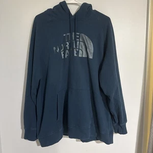 The North Face Women’s Navy Long Sleeve Hoodie Sweatshirt Size 2XL XXL - Picture 1 of 4