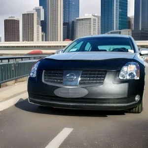 Lebra Front Hood Bumper Grill Mask Cover Bra Fits 2004 2005 2006 Nissan Maxima - Picture 1 of 13