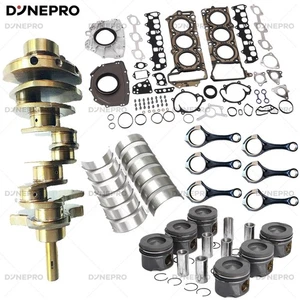 OM642 3.0L Engine Overhaul Rebuild Kit w/ Crankshaft Rods For Mercedes BLUETEC - Foto 1 di 12