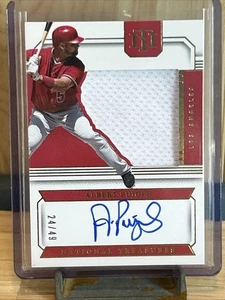 2024 National Treasures Albert Pujols AUTO GAME-WORN PATCH /25 SS-APS - Picture 1 of 2