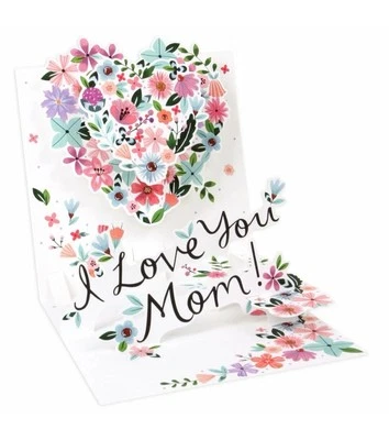 Up With Paper Pop-Up Treasures Greeting Card - Heart for Mom 1295 - Image 1 of 4