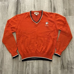 Vintage College Wear by Gepner Clemson University Football Knit Sweater Large - Picture 1 of 11