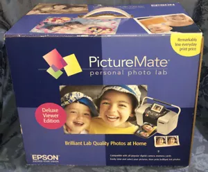 Epson PictureMate Deluxe Digital Photo Printer Photo Lab Brand New Sealed NIB - Picture 1 of 6