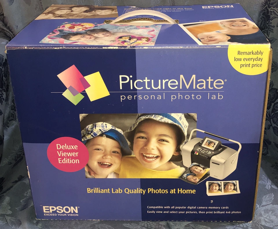Epson PictureMate Deluxe Digital Photo Printer Photo Lab Brand New Sealed NIB - Image 1 of 4