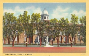 State Capitol Postcard Carson City Nevada - Imagen 1 de 2