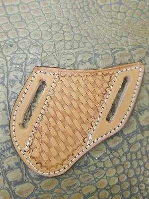 NAVAJA DE BOLSILLO PLEGABLE DE CUERO CAZADOR TRAPPER PANQUEQUE FUNDA personalizada Estuche X Foto 1 de 4