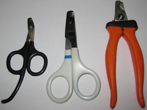 3 Assorted Dog Nail Clippers - Small / Medium Sized - Millers Forge / DoggyMan - Picture 1 of 7