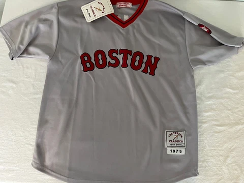 Throwback Yastrzemski Boston Red Sox #8 Zemski 1975 Mens XL (52) Baseball Jersey Cover