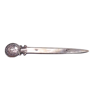 Coltello Da Lettera Ottomano In Argento 800 Con Marchio Intorno Al 1900 - Picture 1 of 16