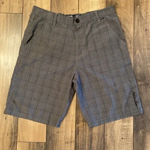 Maui and Son’s men’s shorts. size 32 waist line .gray checks .. - Picture 1 of 12