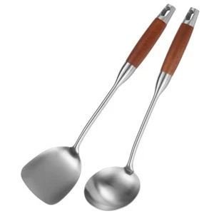 Stainless Steel Spatula for Carbon Steel, Stainless Steel Wok Spatula Metal7498 - Bild 1 von 6