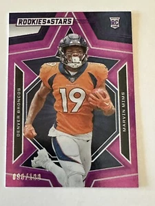 2023 Panini Rookies & Stars - Rookies Purple #166 Marvin Mims /199 (RC) - Picture 1 of 2