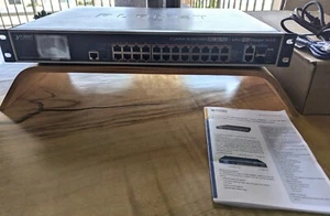 24-Port Planet GS-6320 L3 Managed Switch with LCD Screen - Picture 1 of 8