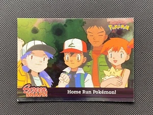 Holo HOME RUN POKEMON Screen Caps Snap 04 Topps TV Animation Edition Card 2001 - Picture 1 of 2