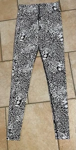 MARCELL VON BERLIN Leggings Damen Gr. DE S/36 weiß-schwarz Leo Look - Bild 1 von 2