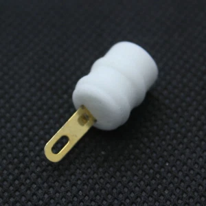 10 PIEZAS Tubos de vacío Tapa de ánodo de pasador dorado para FU-29 829B FU19 GU32 832 FU32 - Imagen 1 de 2