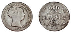 2 Silver REALES Isabella II - 2 REALES Silver Isabel Ii. Madrid 1854. VF