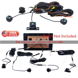 4x Parking Reverse Camera & Wiring For Car Android with 360° Panoramic Full View - Bild 1 von 12