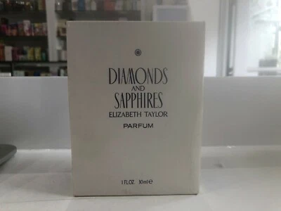 ELIZABETH TAYLOR DIAMONDS AND SAPPHIRES PARFUM 30 ML COMPANY SEALED  - Изображение 1 из 4