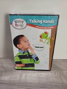 Brainy Baby Talking Hands Discovering Sign Language DVD BRAND NEW & SEALED - Picture 1 of 3