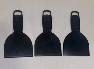 3 Pcs, Plastic Putty Knife, 4 Inch, Plastic Scraper, Utility, Paint Scraper - Picture 1 of 4