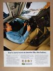 1995 Range Rover Classic interior photo vintage print Ad