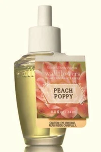 Peach Poppy Wallflower Fragrance Bulb Bath Body Works 0.8oz NEW citrus fruity - Picture 1 of 1