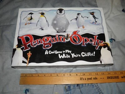 Late for the Sky Monopoly  Penguin-Opoly Complete , great shape! - Image 1 of 3