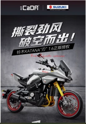 Perfect Storm toys Suzuki Edge Motorcycle 1:6 Cada C59021 ModeL In Stock New - Image 1 of 4