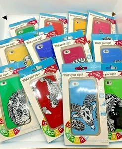 SET OF 12 Aduro Horoscope Zodiac Sign iPhone 5 Cases Hard Plastic Free Ship b - Picture 1 of 12