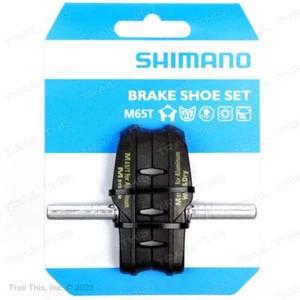 Shimano M65T Cantilever MTB Bicycle Brake Shoe Set BR-MC32 for Aluminum Rims - Picture 1 of 3