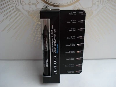 Mini crayon yeux  waterproof SEPHORA teintes 01 black mat - Photo 1/3