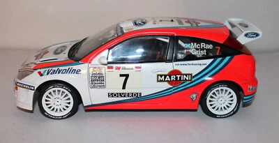 FORD FOCUS MARTINI WRC -  PORTUGAL - McRae Grist- Action  1:18 - Immagine 1 di 4