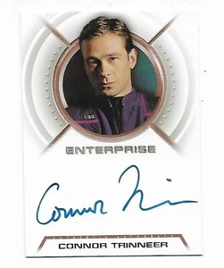 Star Trek Enterprise Autographed Card Connor Trinneer A7 - Picture 1 of 1