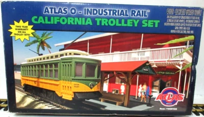 ATLAS 1009106 INDUSTRIAL RAIL CALIFORNIA TROLLEY SET  NEW - Image 1 of 3