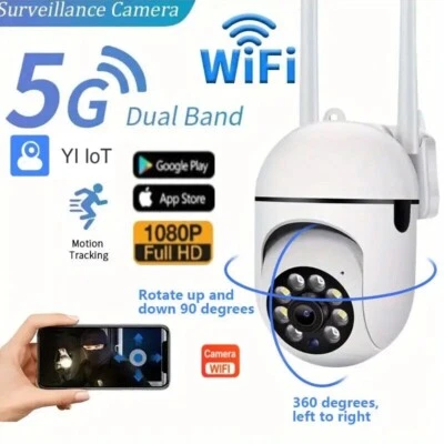 Telecamera Videosorveglianza WiFi 5G IP da 5mp HD 1080P IR Full Color YI IOT - Immagine 1 di 4