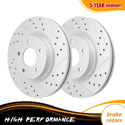 Front Drilled Rotors for 2007 2008 2009 - 2013 Nissan Altima - Image 1 of 4