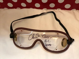 Rare Collectible Chris McCarron Signed Jockey Glasses Goggles Breeders' Cup 2000 - Picture 1 of 12